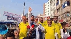 কবির আহমদের পক্ষে জামায়াতের বিশাল মোটর শোভাযাত্রা