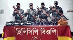 হিলি সীমান্তে বিজিবির অভিযানে প্রায় ১২ লাখ টাকার মাদক উদ্ধার
