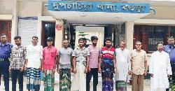 বগুড়ায় পুলিশের বিশেষ অভিযানে পলাতক আসামিসহ গ্রেপ্তার ১৩ 