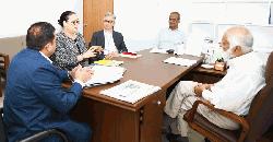 দুর্যোগ ব্যবস্থাপনা প্রতিমন্ত্রীর সাথে ডব্লিউএফপি কান্ট্রি ডিরেক্টরের সাক্ষাৎ 
