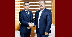 তথ্য ও সম্প্রচার মন্ত্রী সাথে ভারতীয় হাইকমিশনারের সাক্ষাৎ