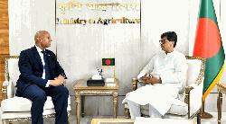 কৃষি মন্ত্রীর সাথে কানাডার হাইকমিশনারের সৌজন্য সাক্ষাৎ