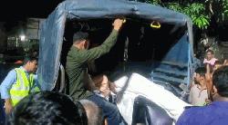 ‎কুড়িগ্রামে মাইক্রোবাস-ট্রাক মুখোমুখি সংঘর্ষে নিহত ৩, আহত ১১