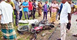 শার্শায় ট্রাক-মোটরসাইকেল সংঘর্ষে প্রাণ গেল দুই বন্ধুর