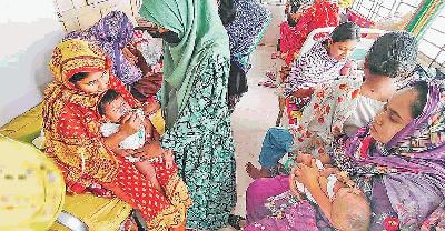 হামের ঊর্ধ্বগতি রোধে কমিউনিটি স্বাস্থ্যসেবা জোরদারের পরামর্শ বিশেষজ্ঞদের 