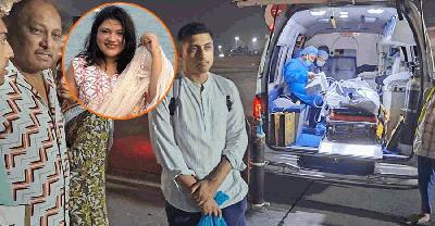 এয়ার অ্যাম্বুলেন্সে ভারতের চেন্নাই নেওয়া হলো কারিনাকে  