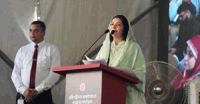‘শিশু স্বর্গ মডেল’ বিষয়ক কর্মসূচির উদ্বোধন করলেন ডা. জুবাইদা রহমান
