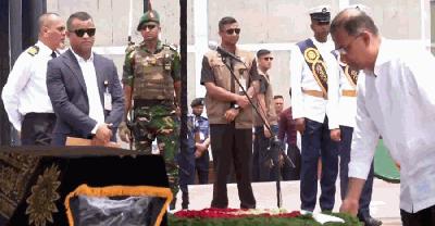 সাবেক প্রতিমন্ত্রী মিজানুর রহমান সিনহার জানাজা সম্পন্ন, প্রধানমন্ত্রীর শ্রদ্ধা
