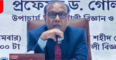 বিশ্ববিদ্যালয়ের উন্নতি সাধনই আমার লক্ষ্য : নোবিপ্রবি উপাচার্য