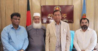 ডিএসসিসি প্রশাসকের সঙ্গে আইডিইবি নেতাদের বৈঠক