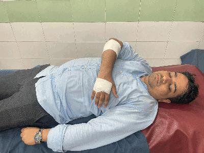 সেফ রোড ফাইটার সাংবাদিক তারিকুল ইসলাম সড়ক দুর্ঘটনায় আহত