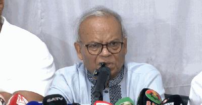 সৎ সাহস থাকলে দেশে ফিরে আইনের মুখোমুখি হন : হাসিনাকে রিজভী