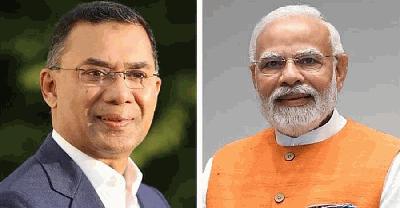 প্রধানমন্ত্রী তারেক রহমানকে নরেন্দ্র মোদির ঈদ শুভেচ্ছা