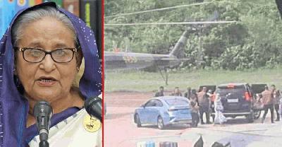 ভ্যানিটি ব্যাগে করে ৩ পৃষ্ঠার পদত্যাগপত্র নিয়ে গেছেন শেখ হাসিনা