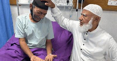 রামিসার বাবাকে দেখতে হাসপাতালে জামায়াত আমির