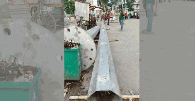 বেনাপোল চেকপোস্টে ১৩০ ফুট উচ্চতার জাতীয় পতাকা স্থাপন নিয়ে জটিলতা
