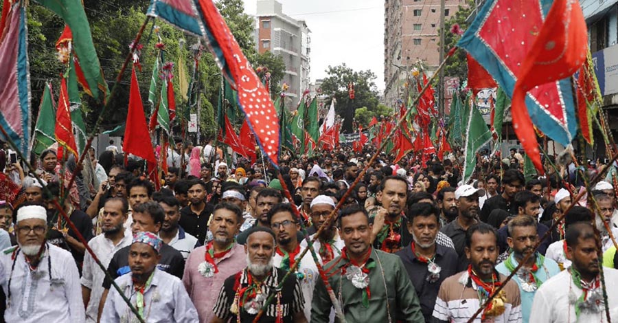শোকাবহ পবিত্র আশুরা ২৬ জুন