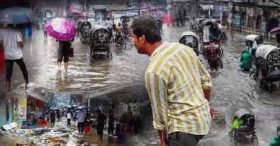 পাহাড়ধসে শিশুর মৃত্যু, জলাবদ্ধতায় তলিয়ে গেছে নগর