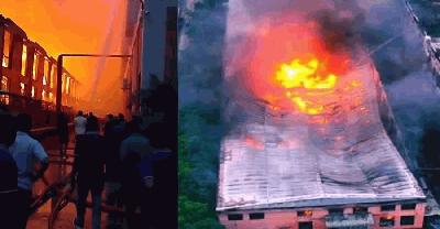 নারায়ণগঞ্জের সিদ্ধিরগঞ্জের ইপিজেড এলাকায় ভয়াবহ আগুন! ‎ ‎