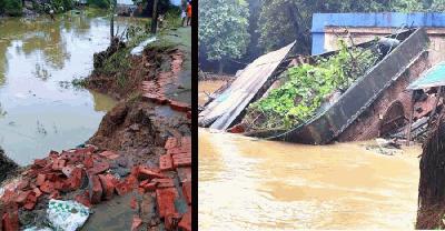 বন্যার রেশ কাটতে না কাটতেই ১২৬ কোটির ক্ষতির মুখে সাতকানিয়া  