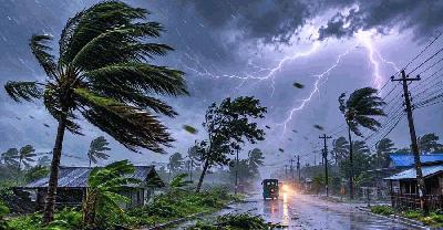 দেশের ৮ অঞ্চলে ঝোড়ো হাওয়ার আভাস, নদীবন্দরে সতর্কতা