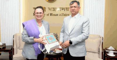 স্বরাষ্ট্রমন্ত্রীর সঙ্গে আইওএম’র নবনিযুক্ত চিফ অব মিশনের সৌজন্য সাক্ষাৎ
