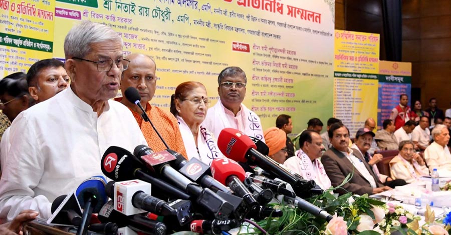 ধর্মের নামে বিভেদ সৃষ্টির অপচেষ্টা রুখতে ঐক্যের আহ্বান ফখরুলের