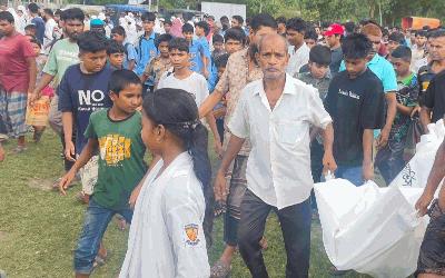 কালিহাতীতে পুকুরে সাঁতার কাটতে গিয়ে শিশুর মৃত্যু, তিন ঘণ্টা পর মরদেহ উদ্ধার