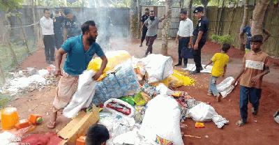 দিনাজপুরে র‌্যাব-ভোক্তা অধিকার অভিযান, চার প্রতিষ্ঠানকে  জরিমানা
