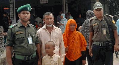 পঞ্চগড়ে তিন ঘণ্টার অভিযানে হারিয়ে যাওয়া শিশু উদ্ধার