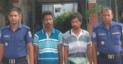 চিরিরবন্দরে গাঁজাসহ ২ জন আটক, ভ্রাম্যমাণ আদালতে কারাদণ্ড