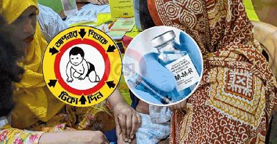 হামের টিকা থেকে বাদ পড়া শিশুদের জন্য ফের বিশেষ ক্যাম্পেইন