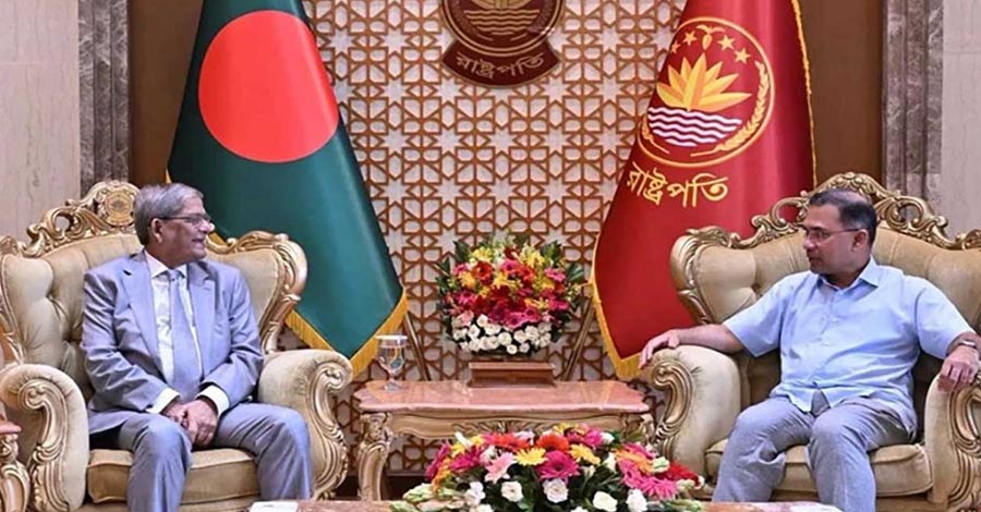 বঙ্গভবনে রাষ্ট্রপতির সঙ্গে প্রধানমন্ত্রীর প্রথম সৌজন্য সাক্ষাৎ