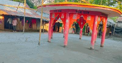 দুর্গাপূজার আগে স্বস্তির খবর, চকরিয়ায় ৩০ বছরের পুরোনো বিষ্ণু মন্দিরে সংস্কার