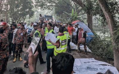 নাটোরে ভয়াবহ সড়ক দুর্ঘটনা, বাস-ট্রাকের সংঘর্ষে প্রাণ গেল ১৪ জনের