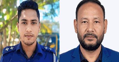 কালীগঞ্জে কাভার্ড ভ্যানের ধাক্কায় পুলিশ কর্মকর্তা ও বিএনপি নেতা নিহত