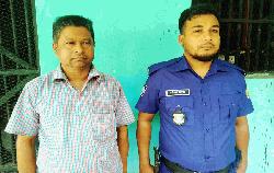 নেছারাবাদে সারেংকাঠি ইউপি চেয়ারম্যান গ্রেফতার